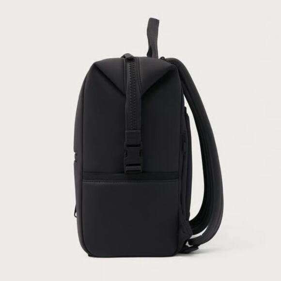 Dagne Dover Indi large water resistant neoprene diaper bag backpack - Deep Black - Picture 3 of 11